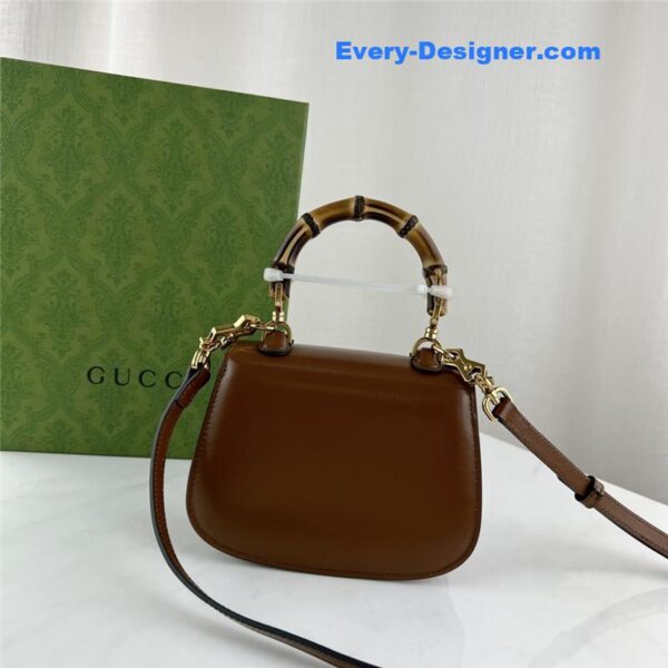 Gucci mini top handle bag with bamboo - Image 6