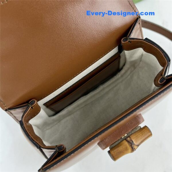 Gucci mini top handle bag with bamboo - Image 7