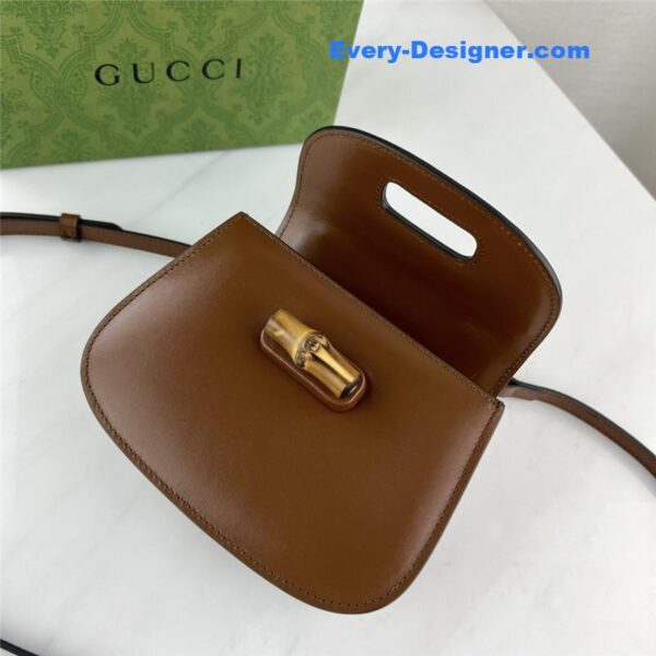 Gucci mini top handle bag with bamboo - Image 2