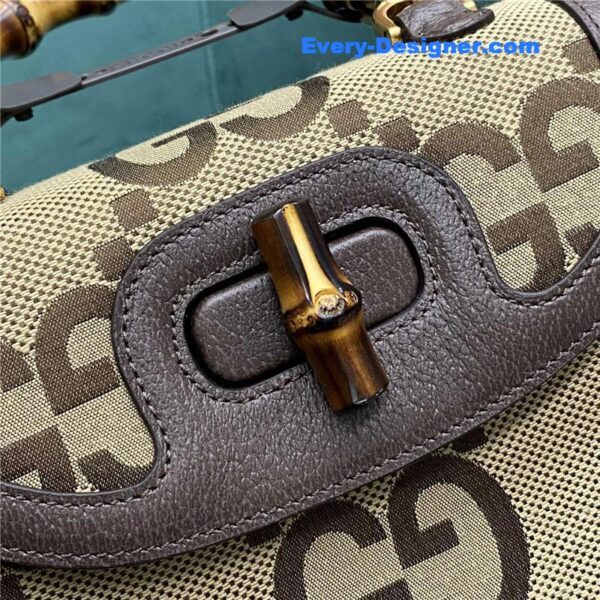 Gucci gg bamboo jumbo small top handle bag - Image 8