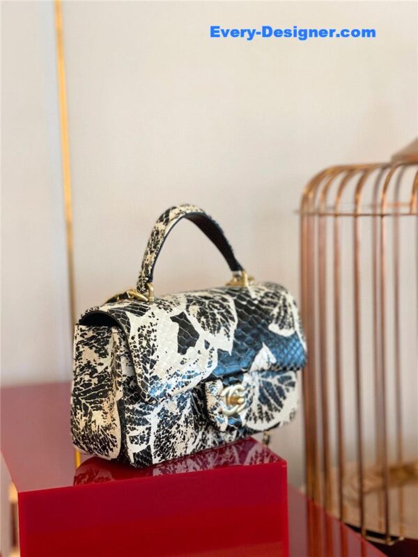 Chanel python mini tote bag - Image 4