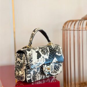 Chanel python mini tote bag