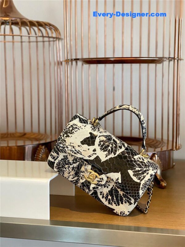 Chanel python mini tote bag - Image 7