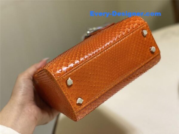 dior limited edition mini python leather lady bag - Image 6