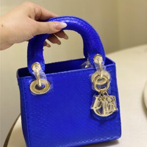 dior limited edition mini python leather lady bag