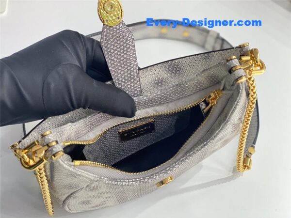 bvlgari mini serpenti leather hobo bag - Image 3