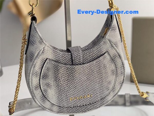 bvlgari mini serpenti leather hobo bag - Image 5