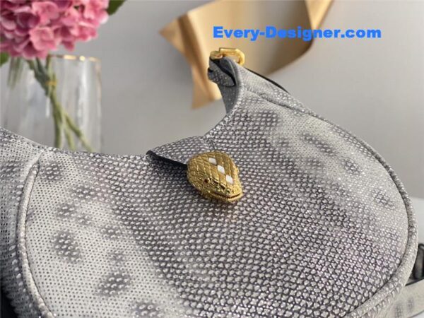 bvlgari mini serpenti leather hobo bag - Image 6