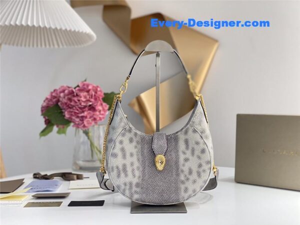bvlgari serpenti leather hobo bag - Image 6