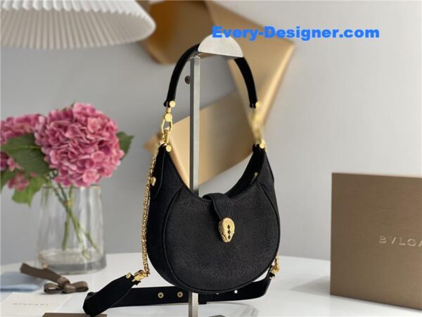 bvlgari mini serpenti leather hobo bag - Image 5