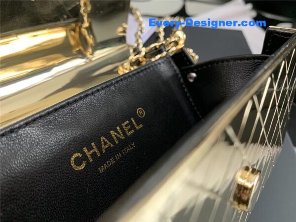 Chanel limited gold flap bag - Image 8