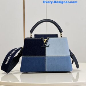 louis vuitton lv capucines bb denim bag