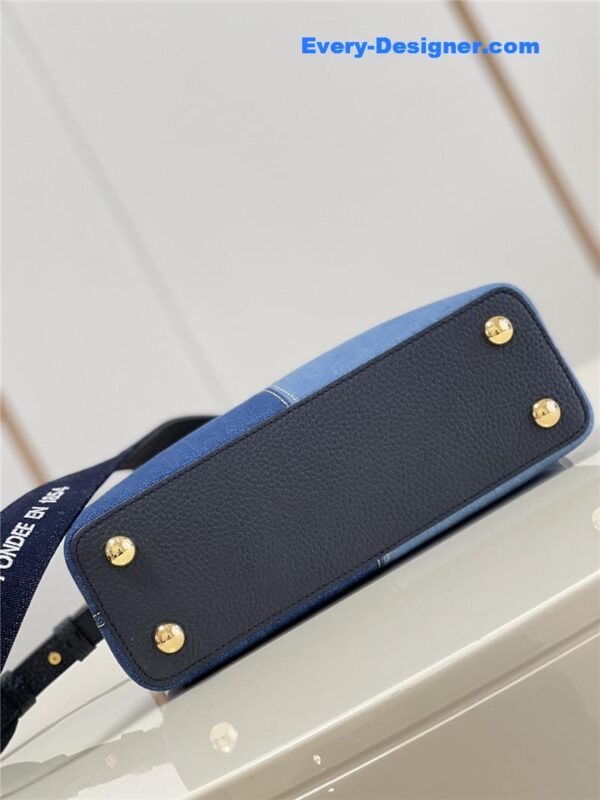 louis vuitton lv capucines bb denim bag - Image 6