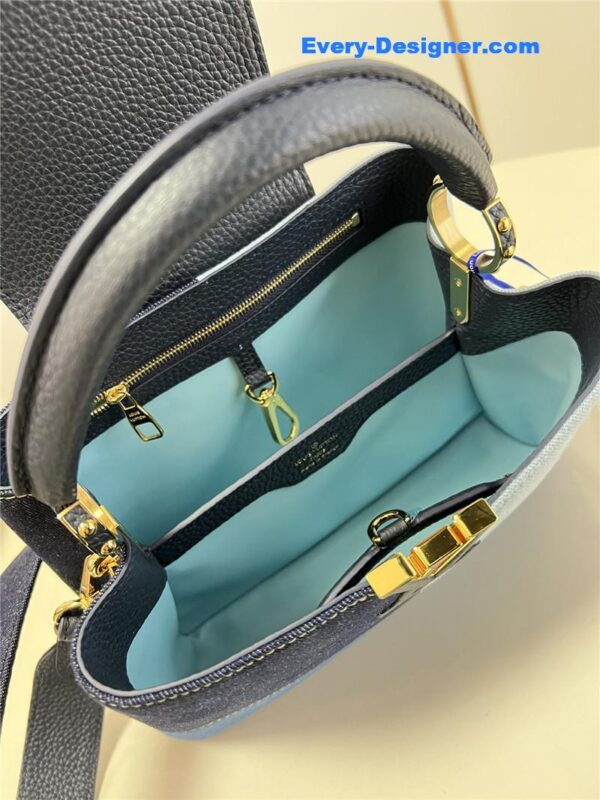 louis vuitton lv capucines bb denim bag - Image 7