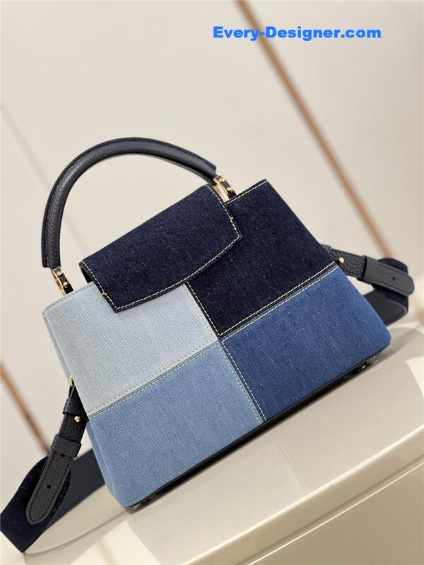 louis vuitton lv capucines bb denim bag - Image 8
