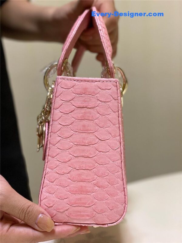 dior limited edition mini python leather lady bag - Image 3