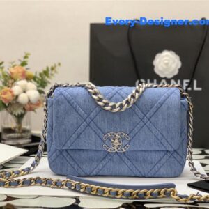 Chanel denim 19 bag