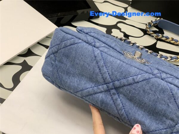 Chanel denim 19 bag - Image 7
