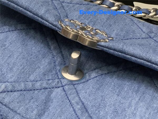 Chanel denim 19 bag - Image 8