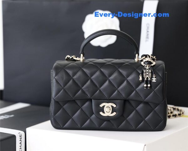 Chanel cf mini handle flap bag - Image 4