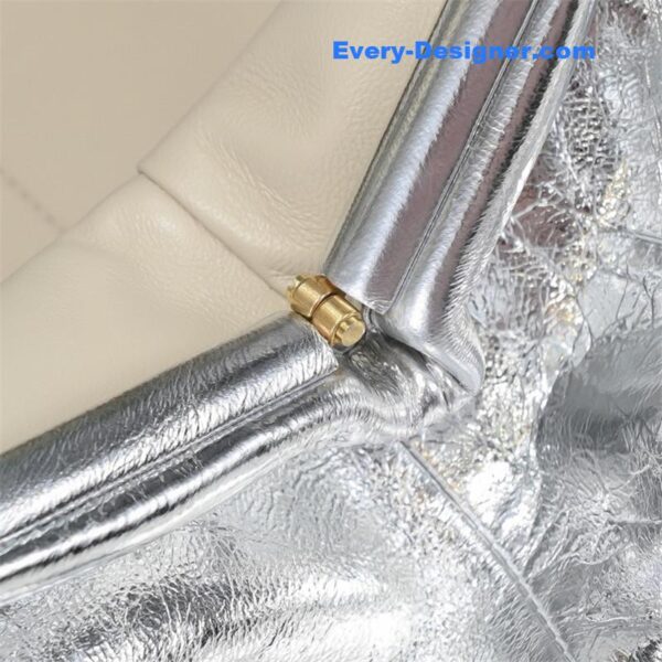 bottega veneta the pouch bag silver - Image 5