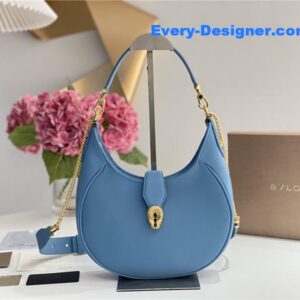 bvlgari serpenti leather hobo bag