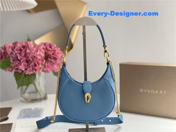 bvlgari mini serpenti leather hobo bag - Image 2