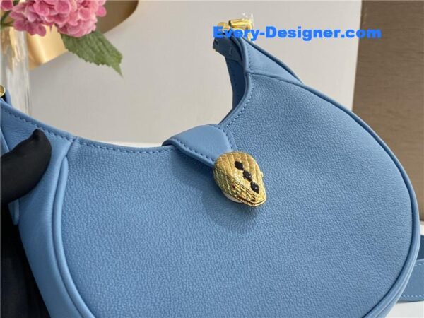 bvlgari mini serpenti leather hobo bag - Image 3