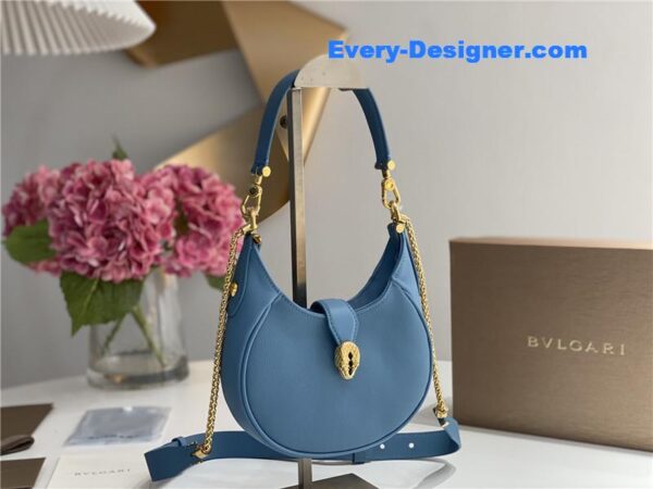 bvlgari mini serpenti leather hobo bag - Image 4