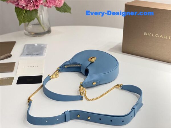 bvlgari mini serpenti leather hobo bag - Image 5