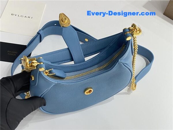 bvlgari mini serpenti leather hobo bag - Image 9