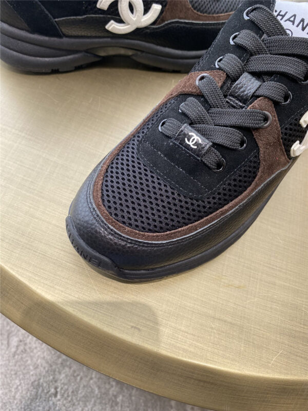 Chanel CC Runners Black Cyber Leather - Image 2
