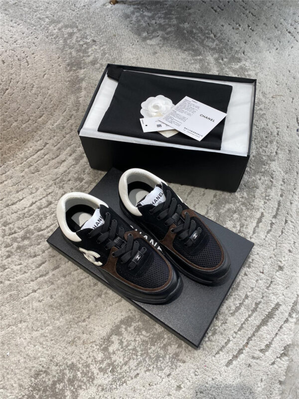Chanel CC Runners Black Cyber Leather - Image 5
