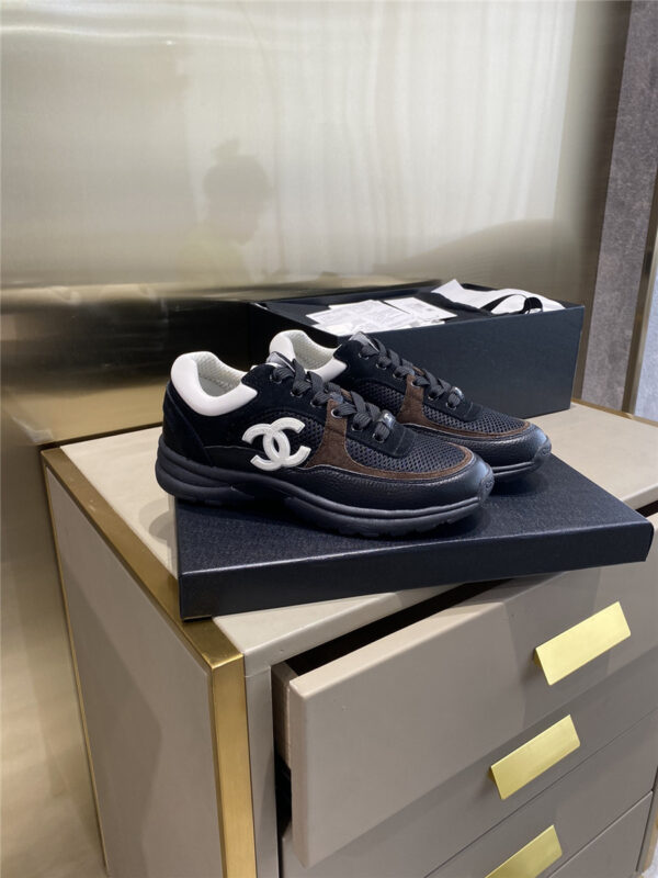 Chanel CC Runners Black Cyber Leather - Image 7