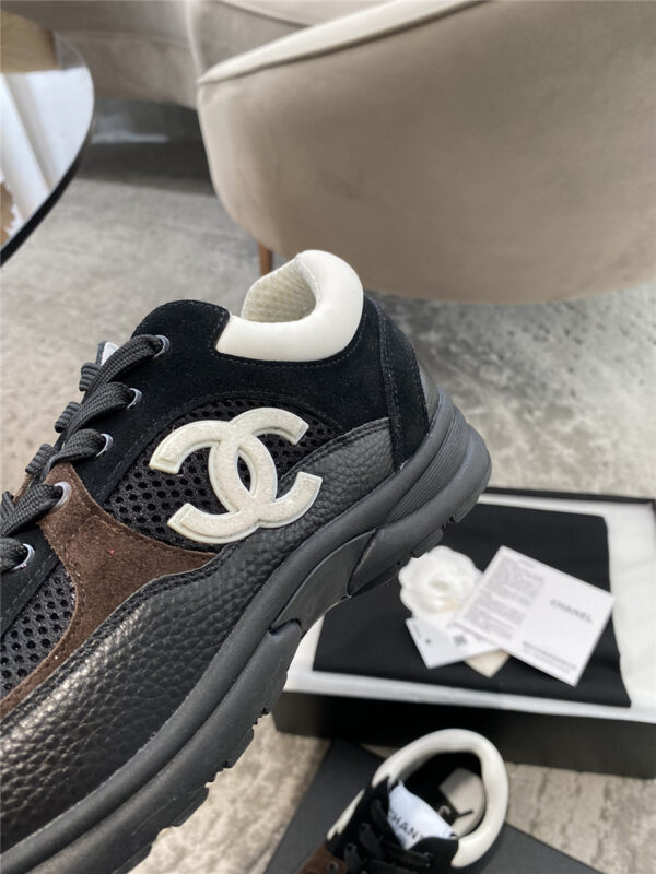 Chanel CC Runners Black Cyber Leather - Image 8