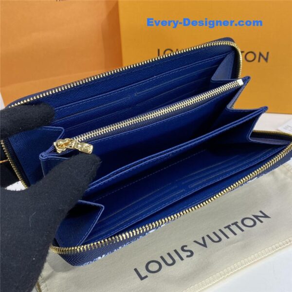 louis vuitton lv denim chain wallet - Image 8
