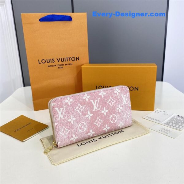 louis vuitton lv denim chain wallet - Image 4