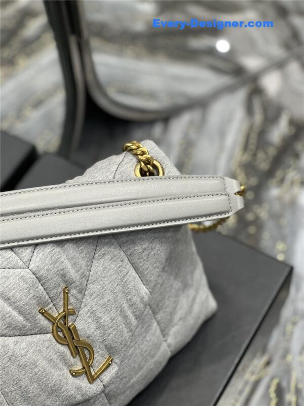 ysl loulou puffer bag denim - Image 4