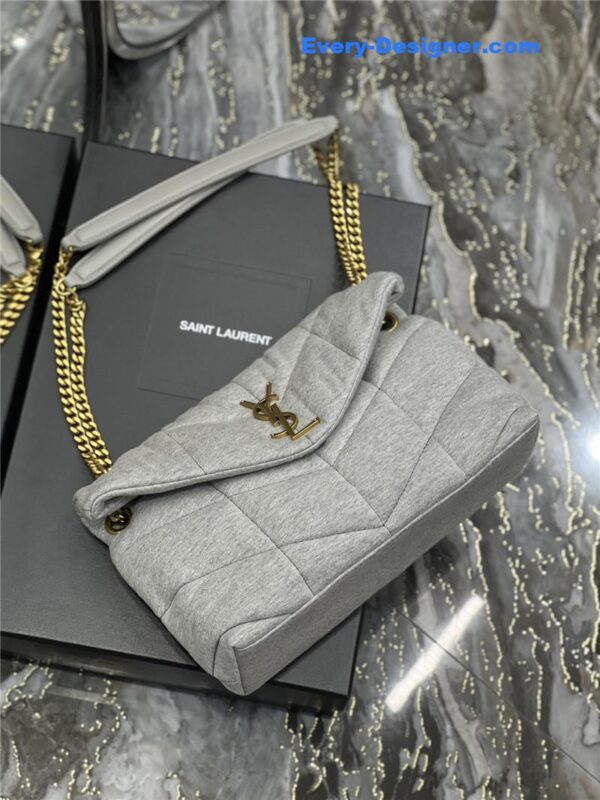 ysl loulou puffer bag denim - Image 6