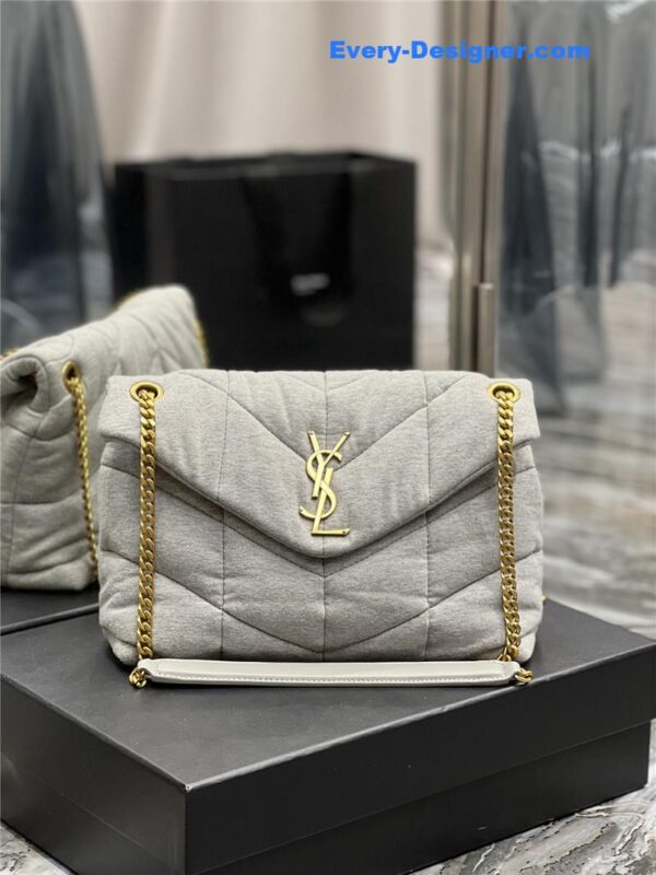 ysl loulou puffer bag denim - Image 7