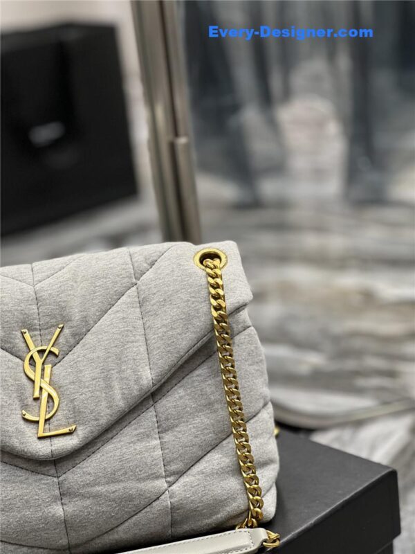 ysl loulou puffer bag denim - Image 2