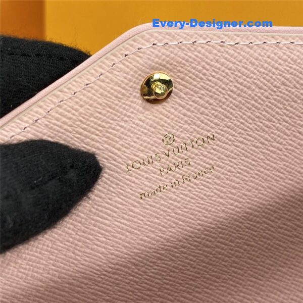 louis vuitton lv denim jacquard sarah wallet - Image 3
