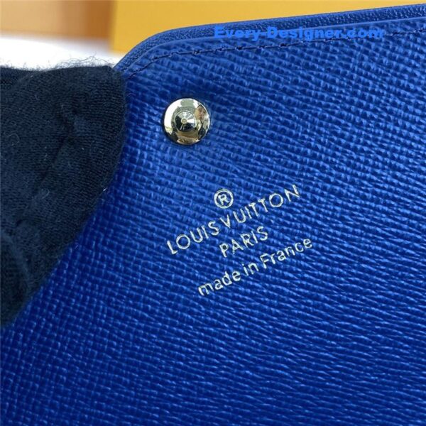 louis vuitton lv denim jacquard sarah wallet - Image 2