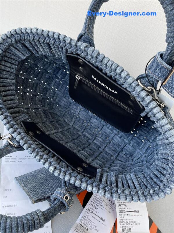 balenciaga bistro basket denim - Image 5