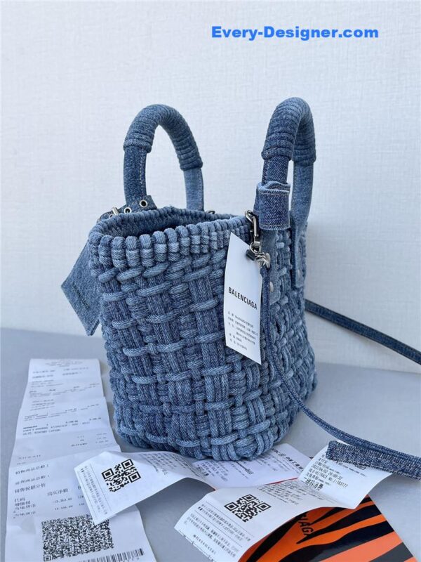 balenciaga bistro basket denim - Image 6