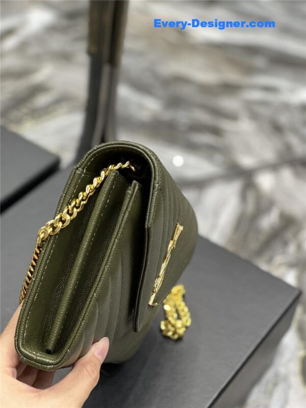 ysl monogram leather pouch - Image 4