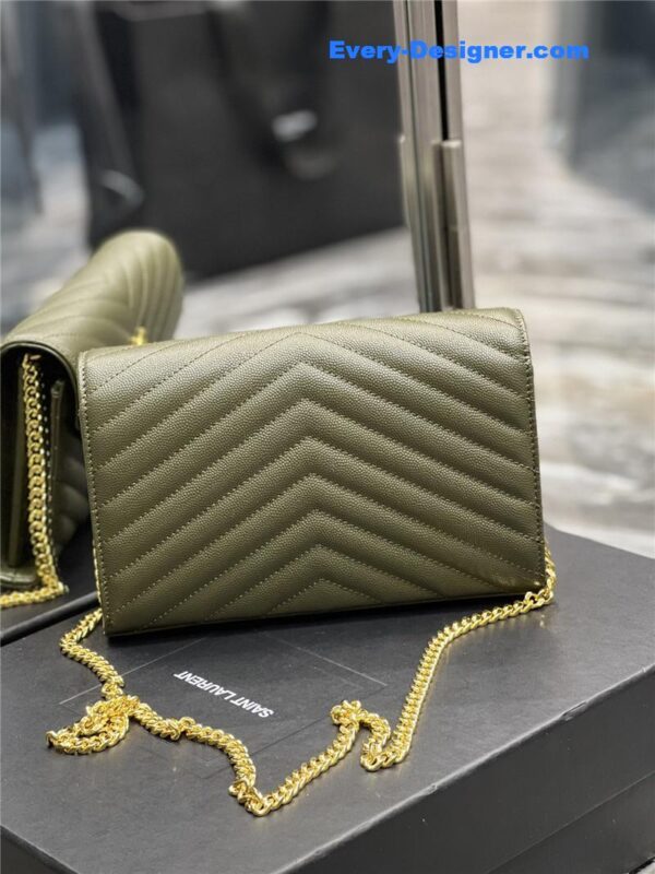 ysl monogram leather pouch - Image 5