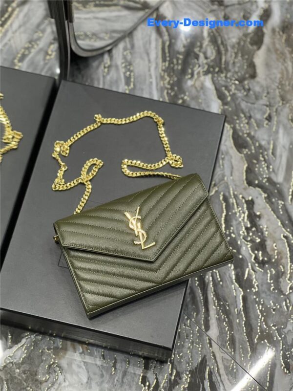 ysl monogram leather pouch - Image 6