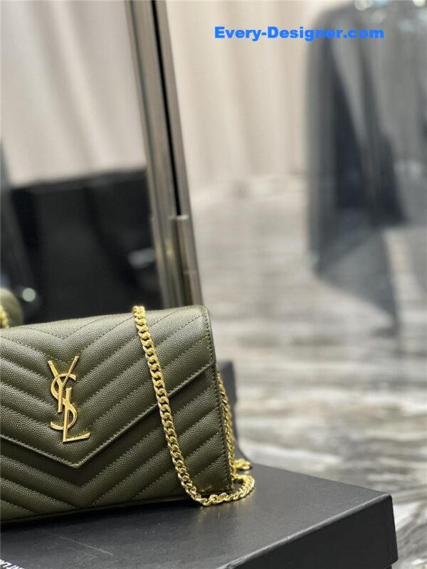 ysl monogram leather pouch - Image 8