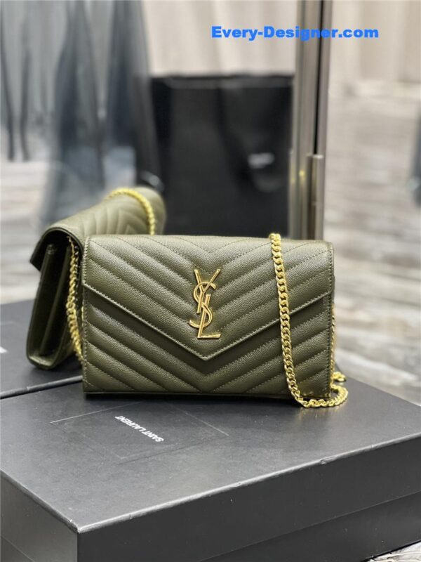 ysl monogram leather pouch - Image 9